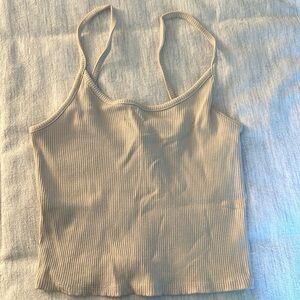 American Eagle, cropped tank, small, off-white